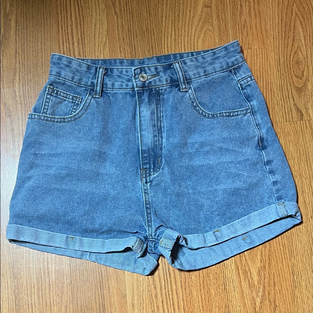 SHEIN Blue Jean Shorts for Women